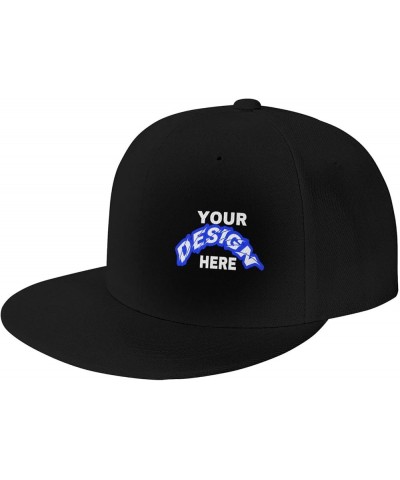 Custom Hats Add Your Custom,Custom Picture Hats,Custom Hat Design Your Own Classic Mens Womens Trucker Hat Black-1 $8.61 Base...