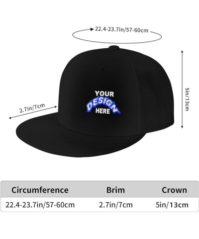 Custom Hats Add Your Custom,Custom Picture Hats,Custom Hat Design Your Own Classic Mens Womens Trucker Hat Black-1 $8.61 Base...