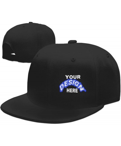 Custom Hats Add Your Custom,Custom Picture Hats,Custom Hat Design Your Own Classic Mens Womens Trucker Hat Black-1 $8.61 Base...