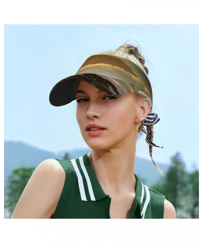 Forest Artwork Sport Sun Visors for Women Sun Visor Hats for Men Women, Adjustable Sun Hat Summer Hat Empty Top Baseball Cap ...