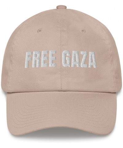 Free Gaza Cap (Embroidered Dad Hat) Free Palestine Support Stone $16.70 Baseball Caps