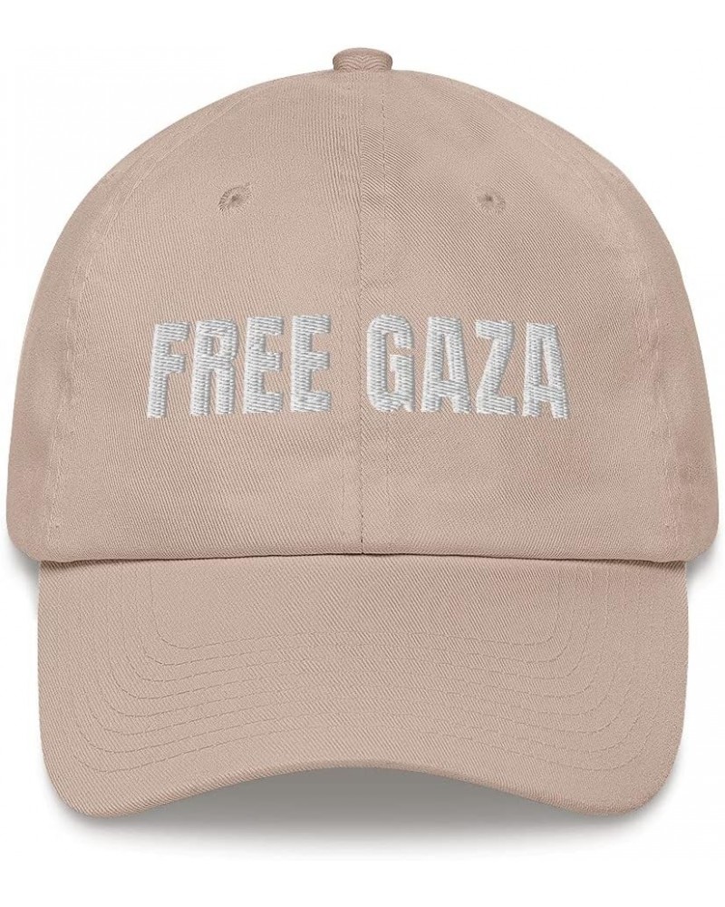 Free Gaza Cap (Embroidered Dad Hat) Free Palestine Support Stone $16.70 Baseball Caps