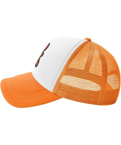 I Love My Girlfriend Baseball Hats for Men Adjustable Gift for Women Trucker Cap Orange $10.68 Baseball Caps