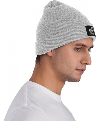 Jesus Took Naps Mark 4-38 Beanie Hat for Men Women Winter Warm Knit Beanie Hat Black Gray $13.24 Skullies & Beanies