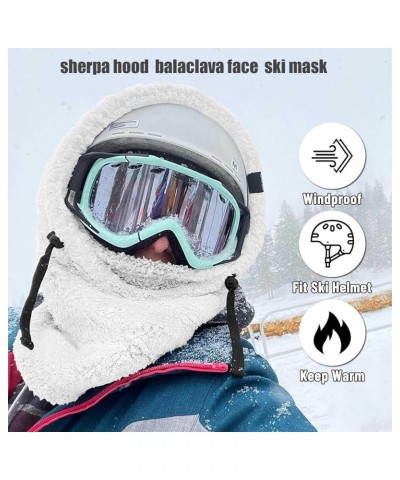 Women Balaclava 2023 Thermal Face Neck Cover Fleece Winter Hood Ski Motorcycle Cycling Casual Windproof Snow Head Warmer Pink...