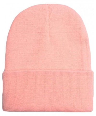 10 pcs Beanie Hats for Women Men Solid Color Knit Hat Warm Winter Hat Knitted Beanies Hats Hip Hop Ski Cap Skull Caps Pink $2...