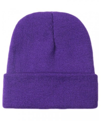 10 pcs Beanie Hats for Women Men Solid Color Knit Hat Warm Winter Hat Knitted Beanies Hats Hip Hop Ski Cap Skull Caps Pink $2...