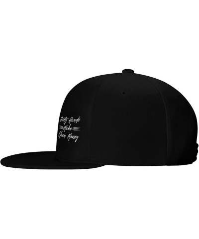 Funny Hat Gifts, Dirty-Hand Make Clean-Moneys Baseball Hats for Men Women Trucker Hat Black $10.33 Baseball Caps