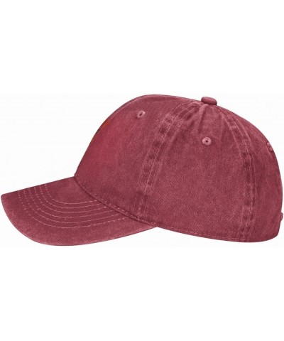 Overpowering Deer Head Baseball Cap for Men Women Hats Adjustable Vintage Cowboy Hat Red $13.25 Cowboy Hats