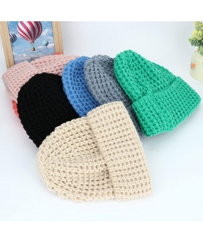 Women's Caps Men Women Caps Women Hat Slouchy Warm Knit Baggy Crochet Ski Winter Baseball Caps Casual Daily Hats Grey $7.40 S...