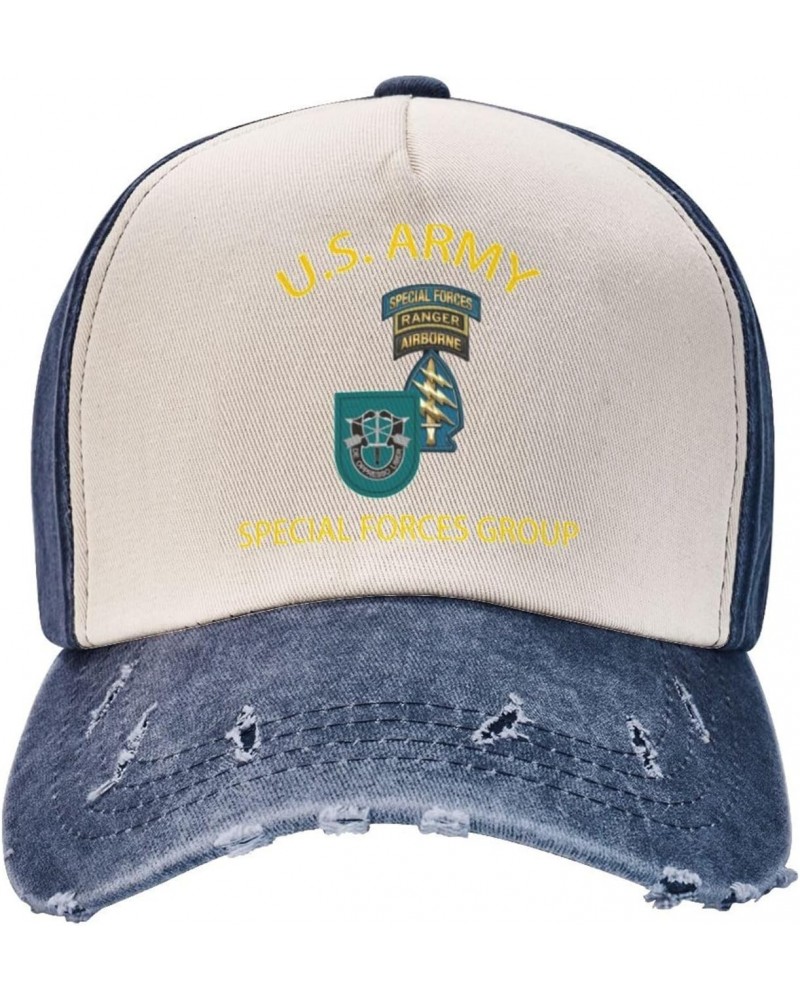 US Army 19th Special Forces Group Veteran Upgrade Style with Adjustable Cotton Baseball Caps $20.14 Baseball Caps