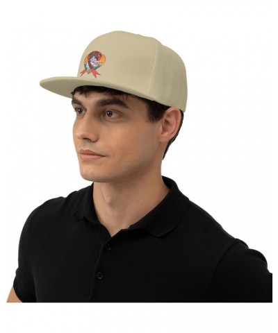 Support World Aids Day Snapback Hats for Men Baseball Cap Trucker Hat Flat Brim Hats Natural $12.82 Baseball Caps