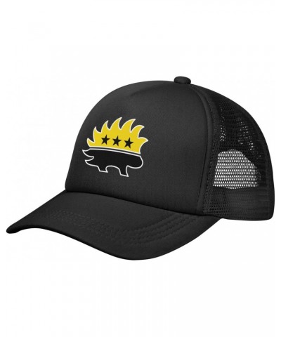 Libertarian Porcupine Baseball Cap Adjustable Casual Mesh Hats Duck Tongue Hat for Men Women51 Black $12.52 Baseball Caps