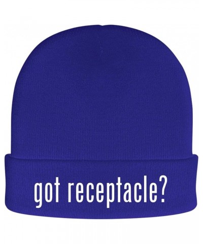 got Receptacle? - Soft Adult Beanie Cap Blue $18.47 Skullies & Beanies