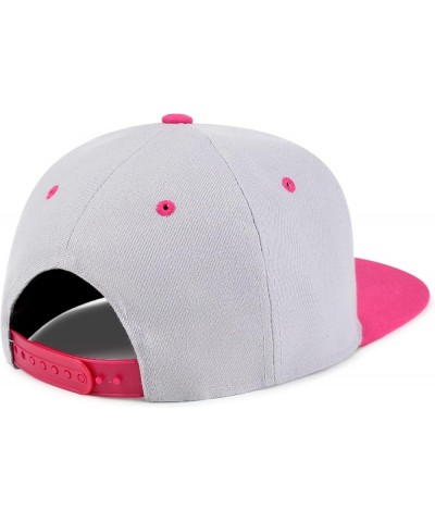 Black Cat Hip-Hop Snapback Hat Embroidered Baseball Cap Cat Mom 38. Light Grey/Pink $13.24 Baseball Caps