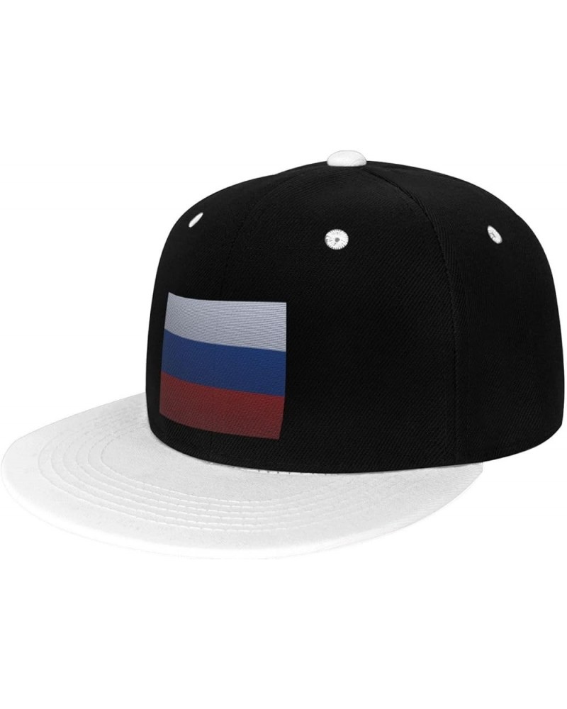 Flag of Slovakia Knitting Effect Snapback Hat for Men Women Baseball Cap Trucker Flat Bill Hats Dad Caps White $13.82 Basebal...