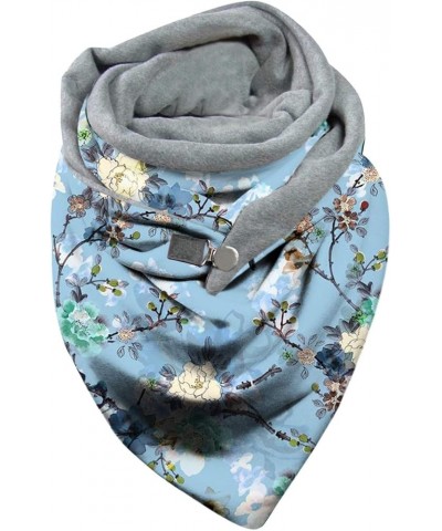 Fashion Women Casual Scarves Casual Soft Warm Shawls Printing Button Scarves Fashion Scarf Shawls scarfs for women D-g $9.59 ...