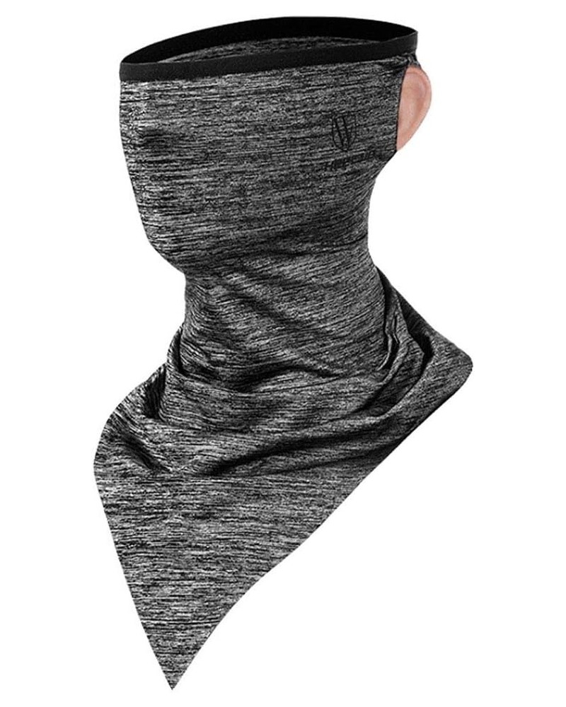 Face Bandana Neck Gaiters Ear Loops Balaclava Motorcycle Dust Wind Face Neck Cover for Men Women C-grey $10.99 Balaclavas