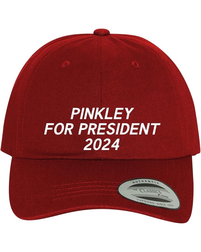 Pinkley for President 2024 - Comfortable Dad Hat Baseball Cap Red $13.69 Baseball Caps