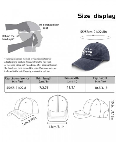 Love is A Four Legged Word Hats Youth Golf Hat Pigment Black Womens Golf Hat Gifts for Her Outdoor Cap Navy Blue $12.37 Sun Hats