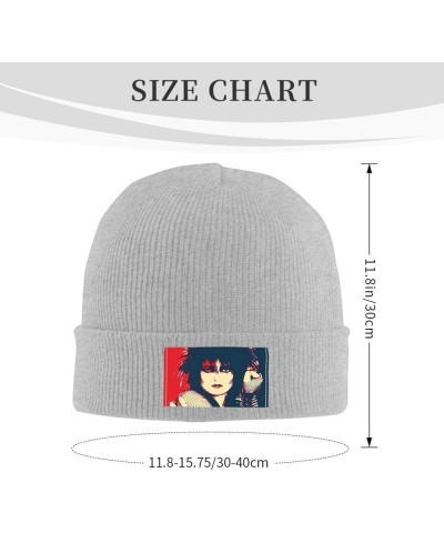 Siouxsie Music and The Banshees Warm Knitted Wool Hat Thick Thermal Snow Skull Cap for Men and Women Winter Hats Black Gray $...