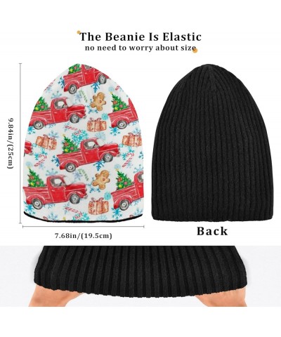 Chriatmas Tree Snowflake Beanie Hats for Men Women Soft Warm Womens Winter Hats Mens Slouchy Beanie Multicolor27 $24.63 Skull...