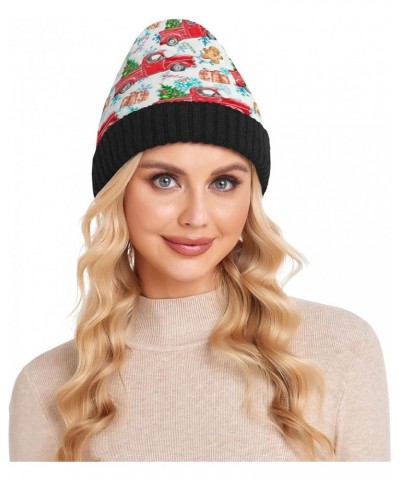 Chriatmas Tree Snowflake Beanie Hats for Men Women Soft Warm Womens Winter Hats Mens Slouchy Beanie Multicolor27 $24.63 Skull...