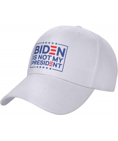 Not My President Biden - Pro Trump 2020 Political Baseball Cap Women Dad Hat Men Sun Hat Trucker Hat Black White $9.29 Baseba...