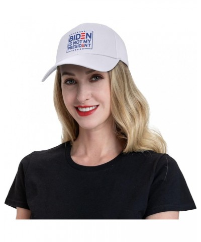 Not My President Biden - Pro Trump 2020 Political Baseball Cap Women Dad Hat Men Sun Hat Trucker Hat Black White $9.29 Baseba...