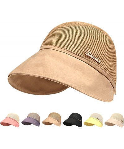 Sun Hat,Large Brim Sun Hat,Women's Large Brim Sun Hat,Wide Brim Sun Hat,Summer Beach Sun Hat B Polyester $10.72 Sun Hats