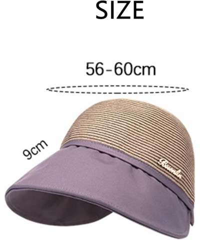 Sun Hat,Large Brim Sun Hat,Women's Large Brim Sun Hat,Wide Brim Sun Hat,Summer Beach Sun Hat B Polyester $10.72 Sun Hats