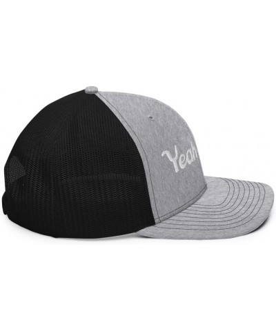 Yeah Buoy Ski Snowboarder Heather Grey / Black $21.70 Baseball Caps