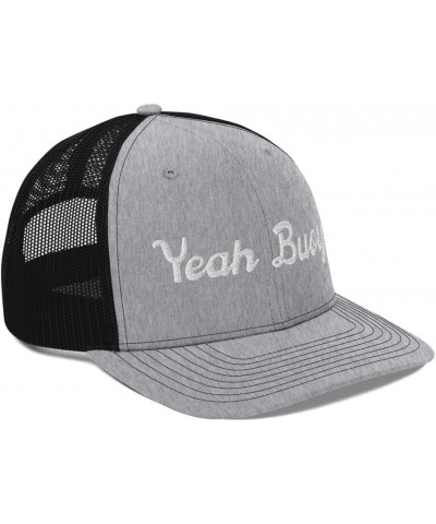 Yeah Buoy Ski Snowboarder Heather Grey / Black $21.70 Baseball Caps