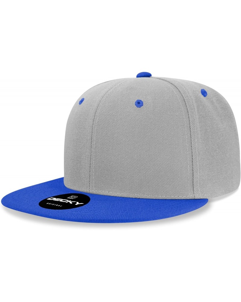 Standard 6 Panel High Profile Structured Acrylic/Polyester Snapback Multi $9.12 Baseball Caps