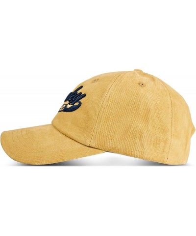 Cotton Embroidered Baseball Cap with Adjustable Straps for Men and Women (One Size Fits Most) 1990 Embroidered - Gold $11.16 ...