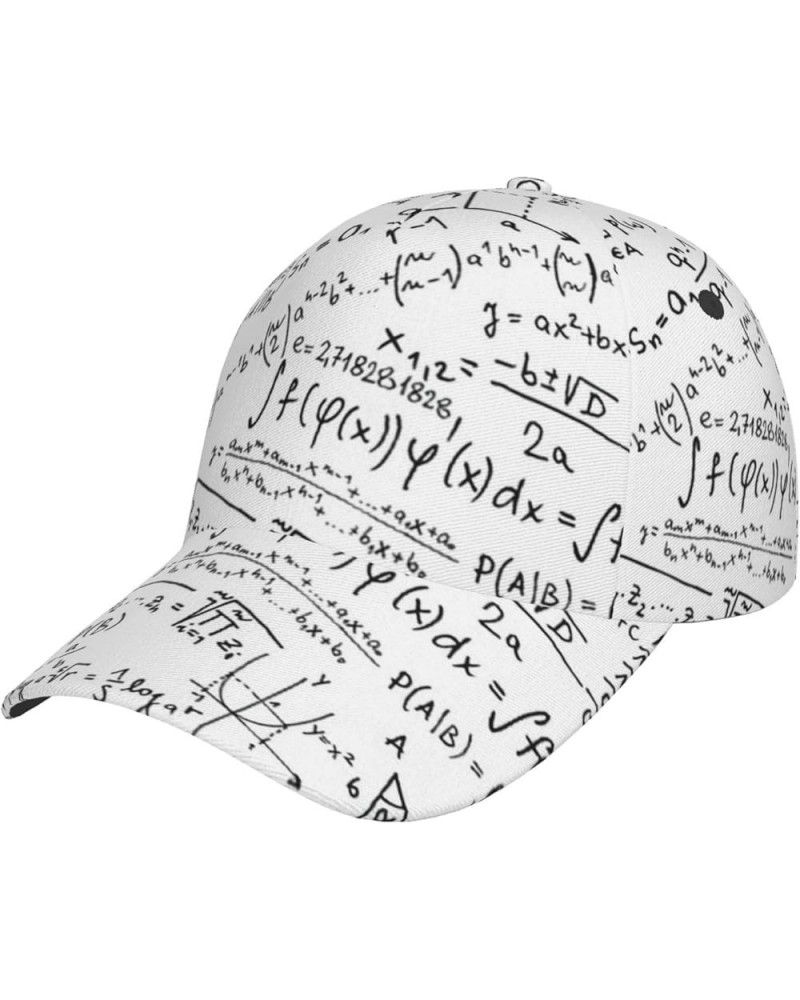 Teacher's Day Math Class Baseball Cap Adjustable Casual Flat Bill Brim Dad Hats for Women Men Sun Hats Math-2a $12.94 Basebal...