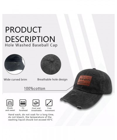 Made in 1985 gfED to Perfection Ball Cap Retro Baseball Cap Gifts for Grandma Who Like Engraved,Workout Caps Suitable for Out...