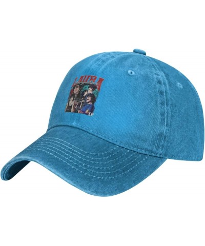 Laura Music Pergolizzi Hat Unisex Retro Sports Denim Cap Fashion Adjustable Classic Outdoor Baseball Cap Black Blue $9.42 Bas...