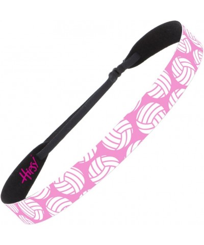 Cute Adjustable No Slip I Love Volleyball Headbands for Girls & Women Volleyball Mixed Light Pink 3pk $16.19 Headbands