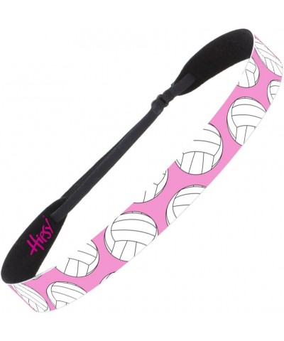 Cute Adjustable No Slip I Love Volleyball Headbands for Girls & Women Volleyball Mixed Light Pink 3pk $16.19 Headbands