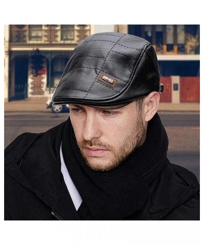 Beanie Men Slouchy Knit Cap Guys Women Striped Winter Beanie Hat Cuffed Plain Hat Warm Stocking Hats Coffee $6.29 Skullies & ...