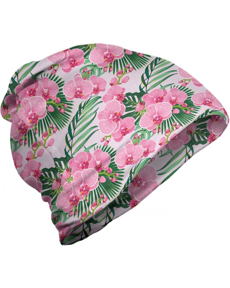 Unisex Beanie, Orchid Phalaenopsis Motif, Hiking Outdoors $13.95 Skullies & Beanies