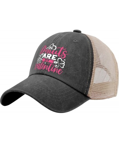 Cowgirl hat Pink Donuts are My Valentine dad hat Gardening hat Gifts for Men Baseball Hats Allblack $11.79 Cowboy Hats