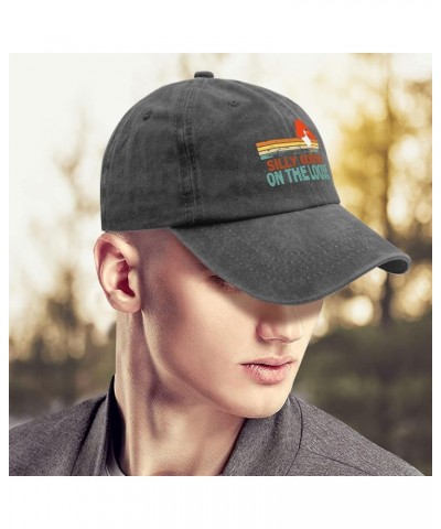 Silly Goose On The Loose Caps Funny Golf Hats Pigment Black Dad Hats for Men Gifts for Him Golf Cap Pigment Black $10.18 Buck...