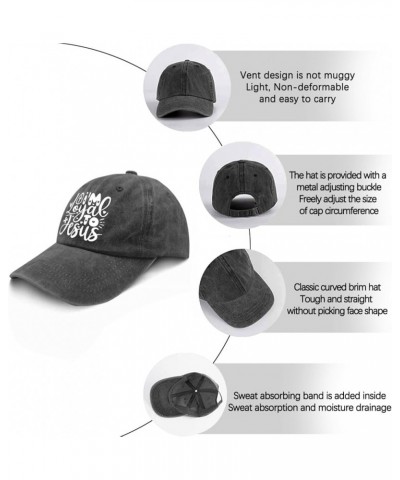 I'm Loyal to Jesus Caps Running Hats for Women Pigment Black Womens Hat Gifts for Mom Running Cap Pigment Black $9.50 Sun Hats