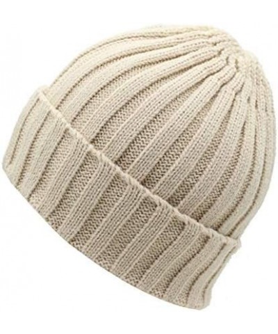 Winter Hats Winter Warm Beanie Hat Winter Hats for Men Women Caps Sport Female Knitted Hat Cap 20cmx22cm (Color : White) Coff...