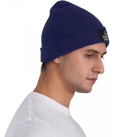 Does Not Play Well with Liberals Knit Hat Men Women Winter Beanie Hat Soft Warm Ski Cap Navy Blue $15.79 Skullies & Beanies