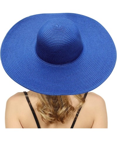 Sun Hats for Women Foldable Wide Birm Boonie Hat Adjustable Fishing Hiking Hat Gifts Birthday Easter Dark Blue $6.09 Sun Hats