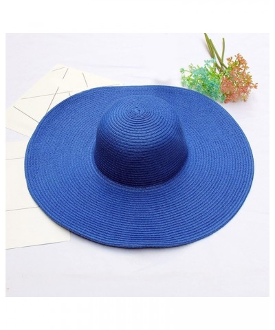 Sun Hats for Women Foldable Wide Birm Boonie Hat Adjustable Fishing Hiking Hat Gifts Birthday Easter Dark Blue $6.09 Sun Hats