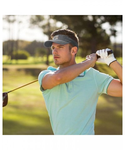 Make Your Own Luck Sun Visor Hats for Women Men Sun Hat Cotton Golf Hat Vintage Baseball Cap Gray $10.59 Visors